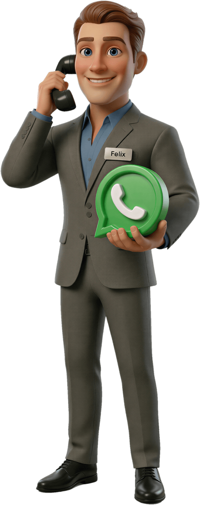 Felix – KI-Bürokraft per Telefon und WhatsApp